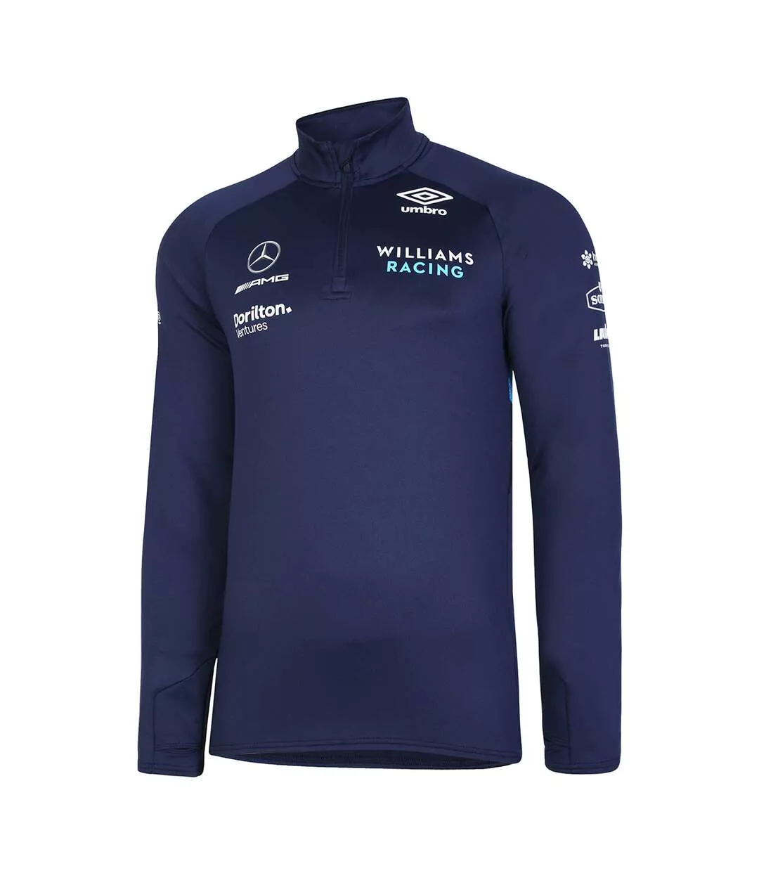 Mens ´22 Umbro Midlayer Peacoat Diva Blue Williams Racing