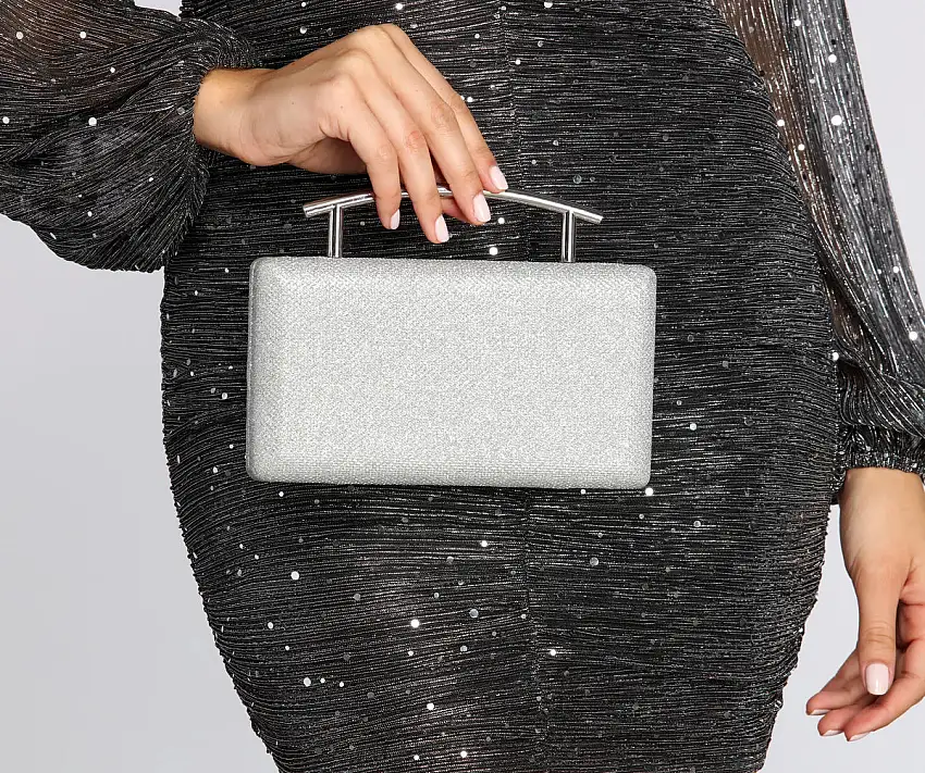 'Tis The Season To Sparkle Glitter Clutch