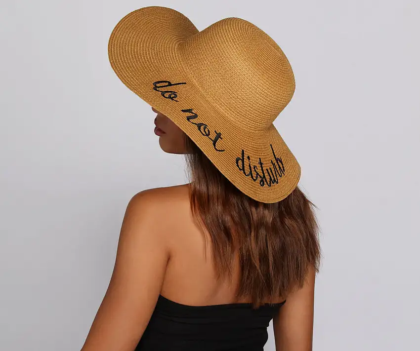 Do Not Disturb Woven Hat