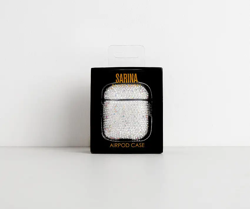 Blinged Out Rhinestone Wireless Headphone Case