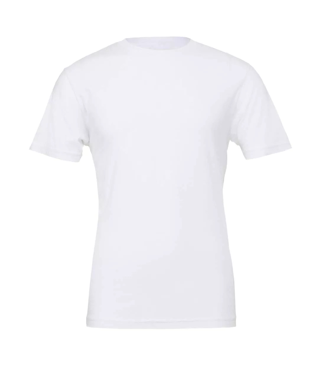 Canvas Unisex Jersey Crew Neck Short Sleeve T-Shirt (White) - UTBC163