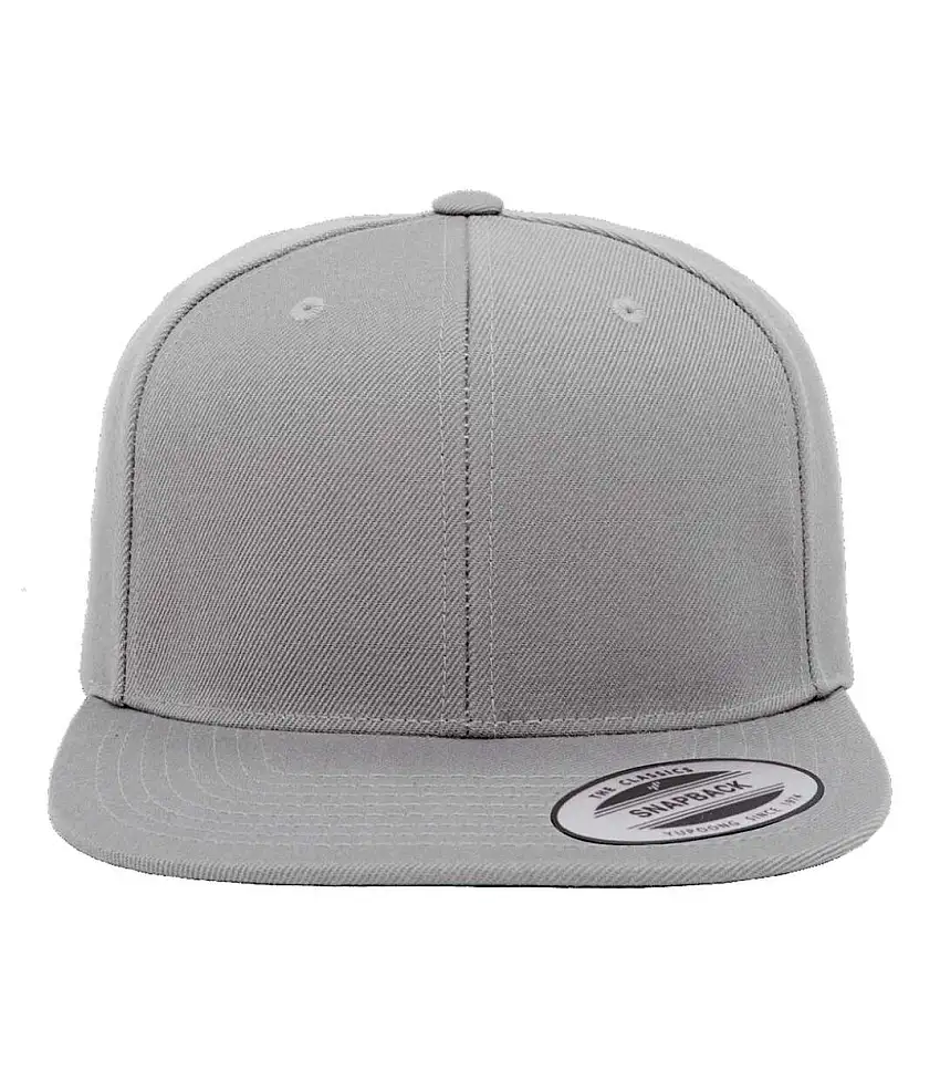 Yupoong Mens The Classic Premium Snapback Cap (Silver) - UTRW2886