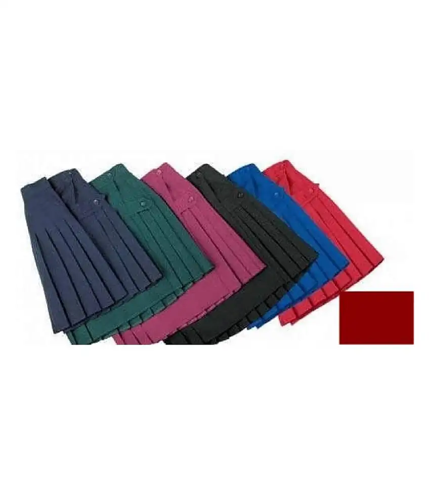 Womens/ladies Zz Hockey Skirt Maroon Carta Sport