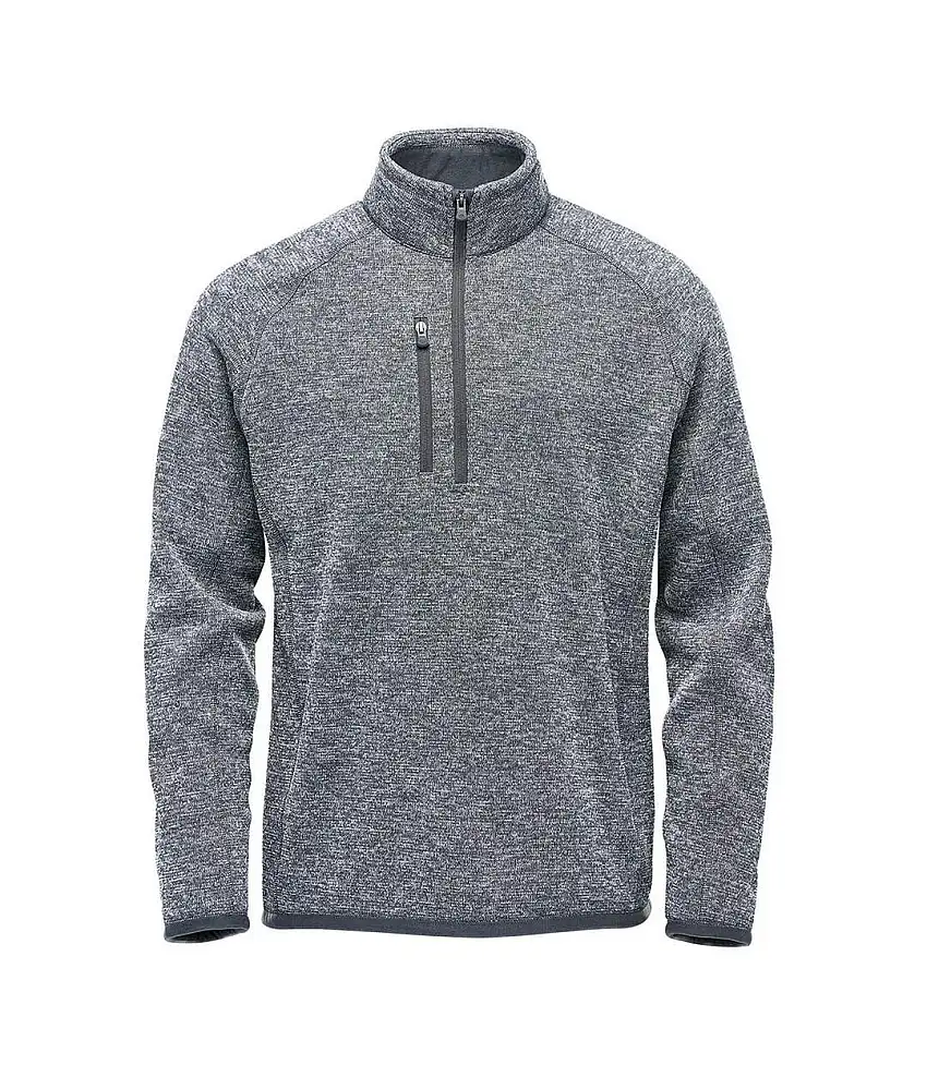Mens Avalanche Quarter Zip Pullover Granite Heather Stormtech