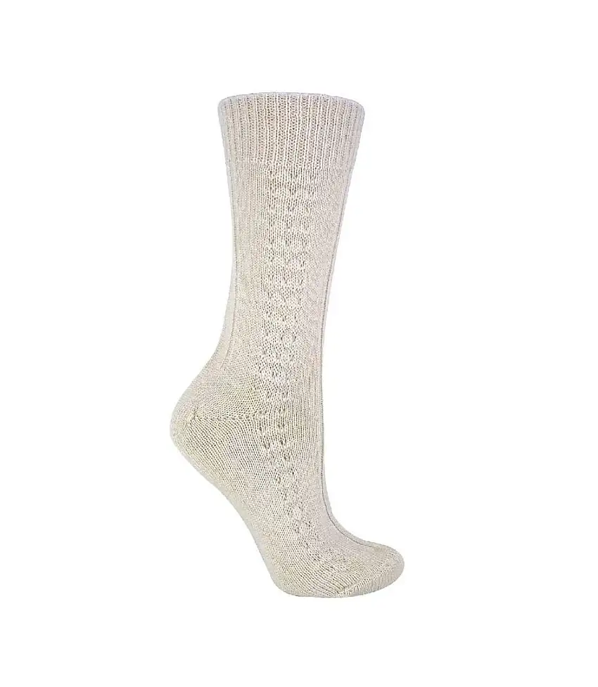 1 Pack Ladies Lightweight Soft Knitted 100% Pure Wool Bed Socks