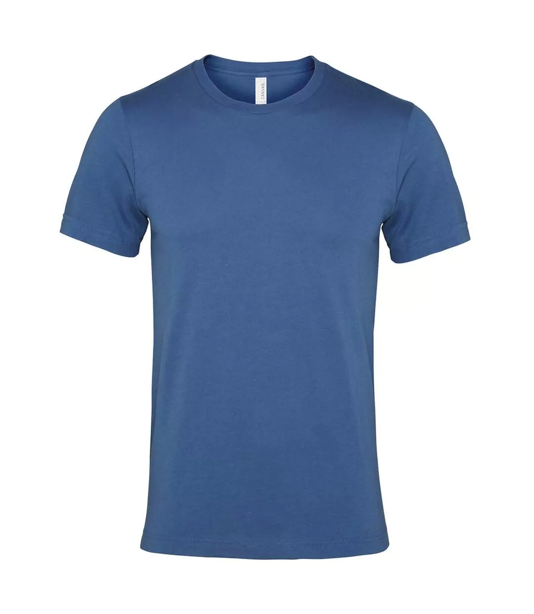 Canvas Unisex Jersey Crew Neck T-shirt / Mens Short Sleeve T-shirt Steel Blue Bella + Canvas