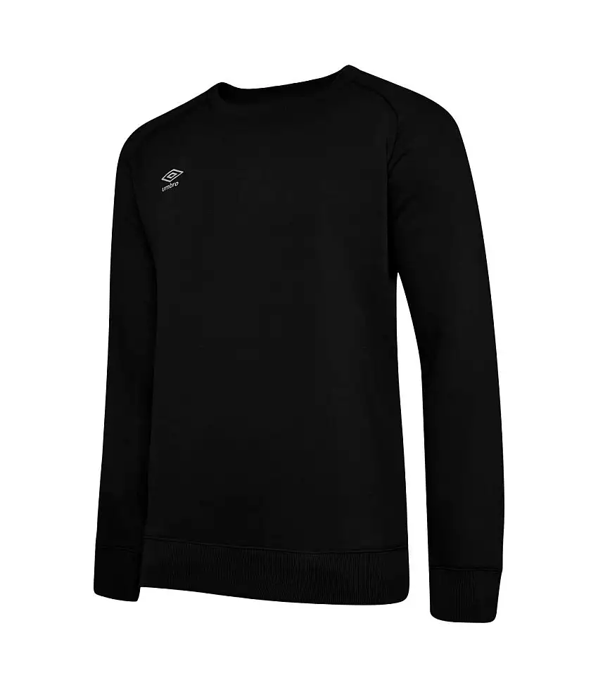 Womens/ladies Club Leisure Sweatshirt Black White Umbro