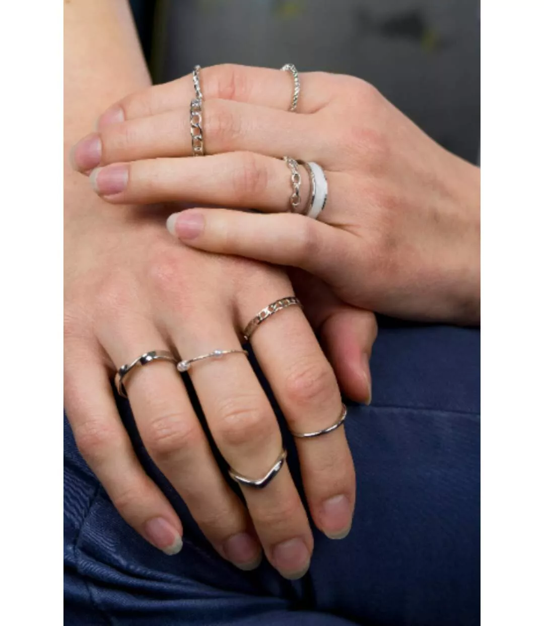 10 Piece Boho Gold Tribal midi Pearl Vintage Stackable Ring Set