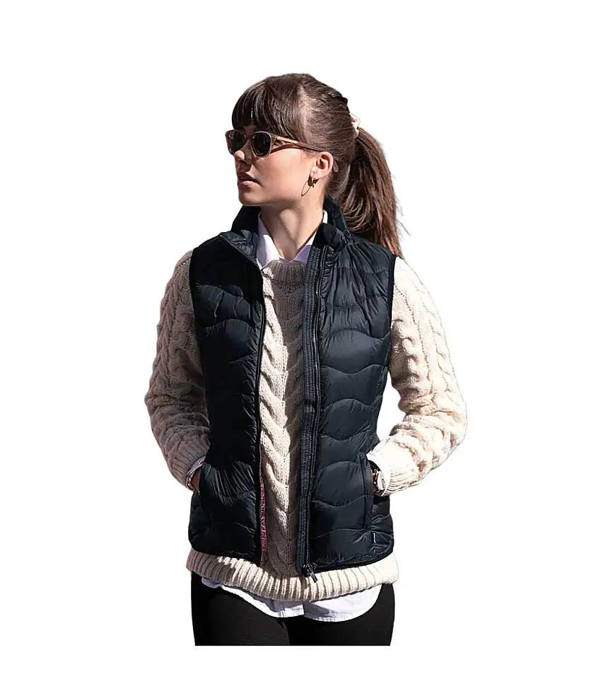 Womens/ladies Vermont Versatile Down Layer Black Nimbus