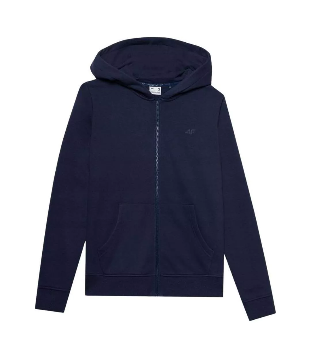 Womens/ladies F0956 Full Zip Hoodie Navy Blue 4F
