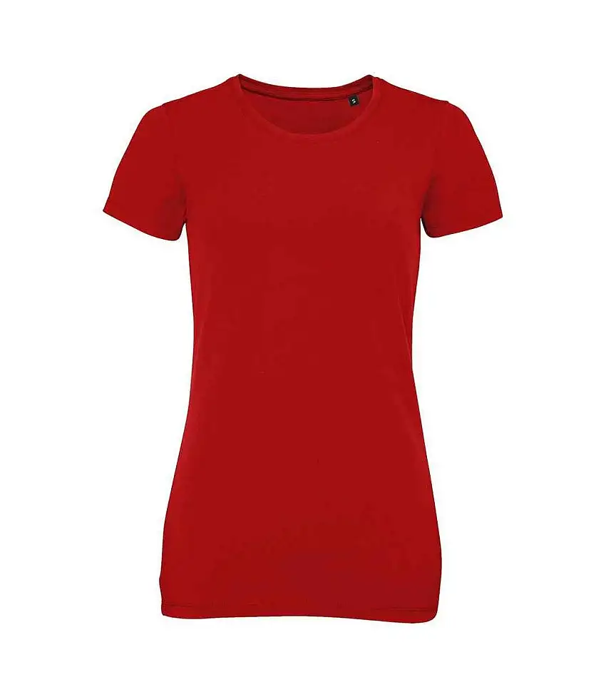 Womens/ladies Millenium Stretch T-shirt Red SOLS