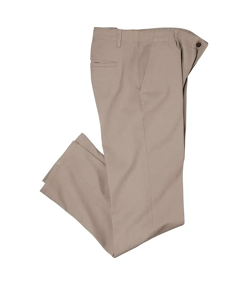 Men's Beige Stretch Chinos