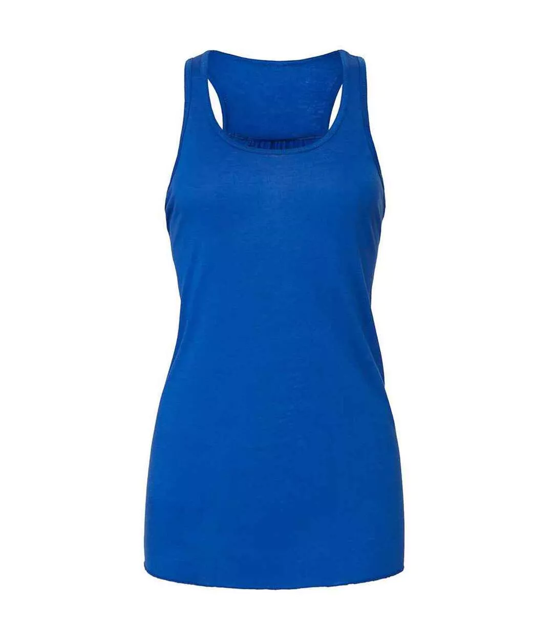 Womens/ladies Flowy Racerback Tank Top True Royal Bella + Canvas