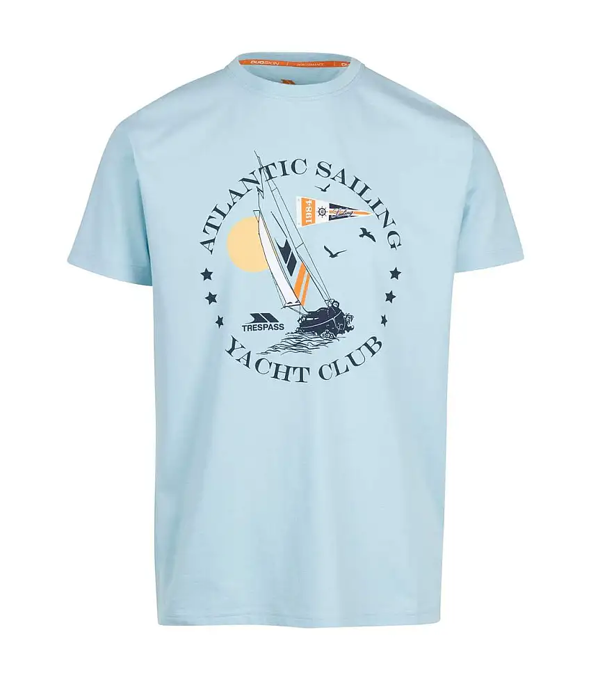 Mens Cedarf Printed T-shirt Seafoam Trespass