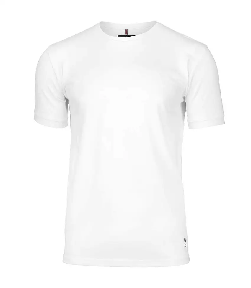 Nimbus Mens Danbury Pique Short Sleeve T-Shirt (White) - UTRW5655