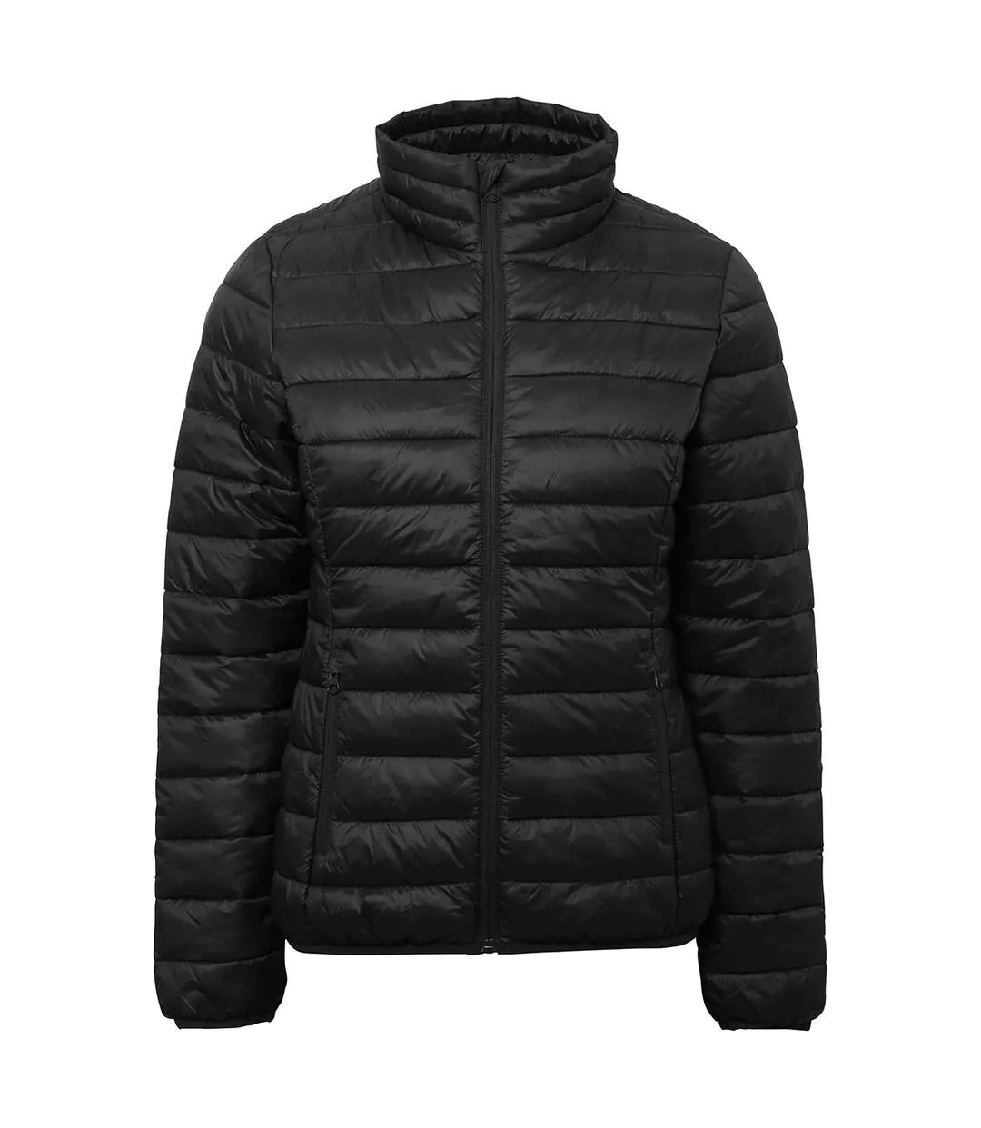 2786 Womens/Ladies Terrain Long Sleeves Padded Jacket (Black) - UTRW6283