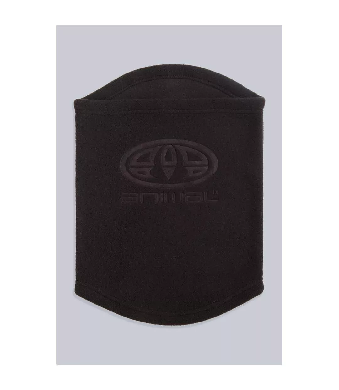 Mens glaciate fleece neck gaiter one size black Animal