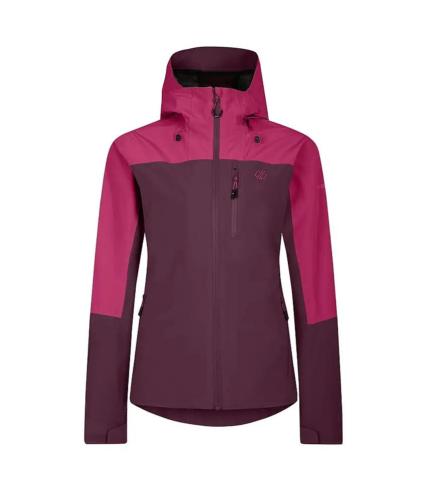 Womens/ladies Mountain Series Waterproof Jacket Fig Berry Pink Dare 2B