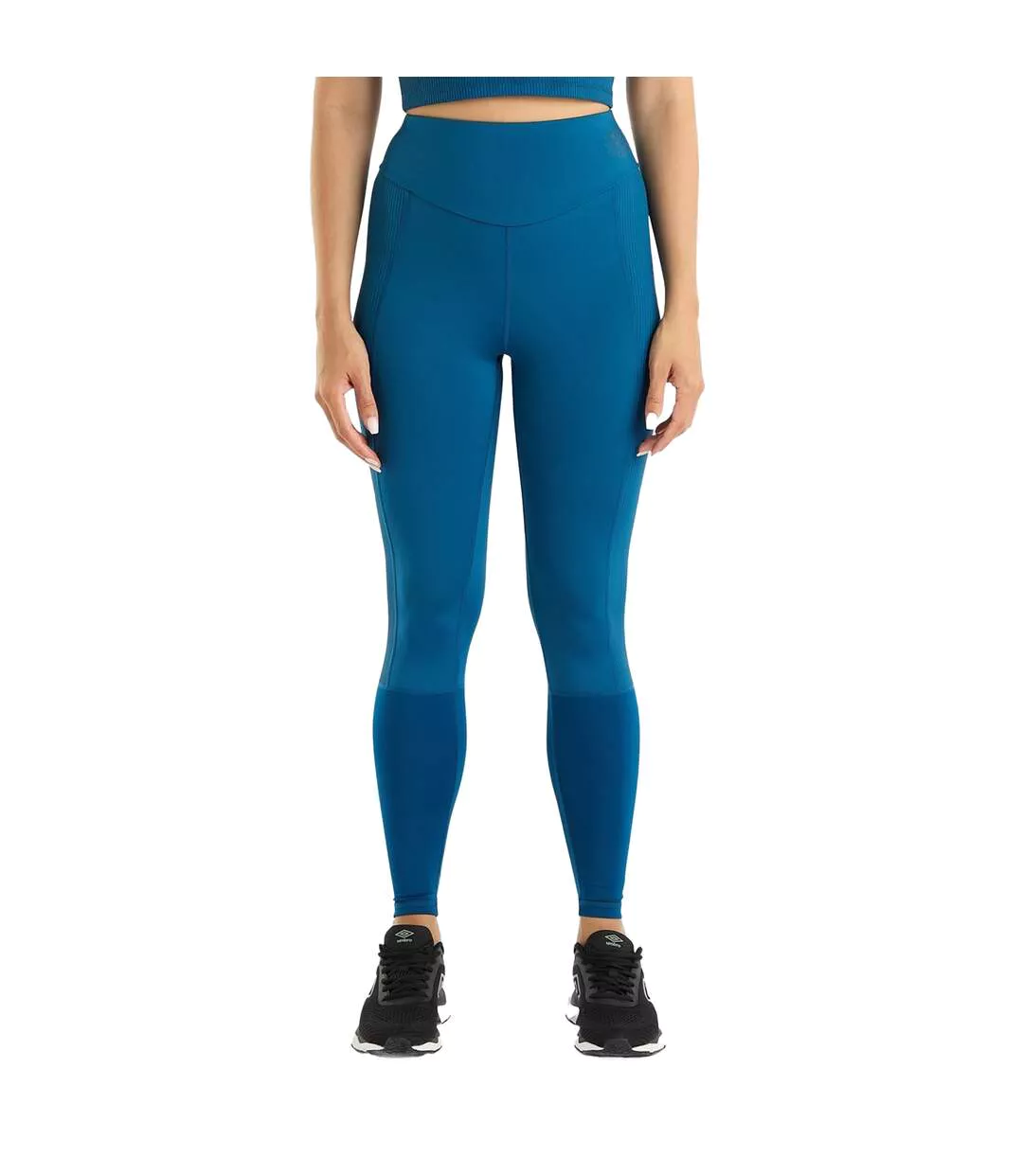Womens/ladies Pro 7/8 Training Leggings Poseidon Umbro