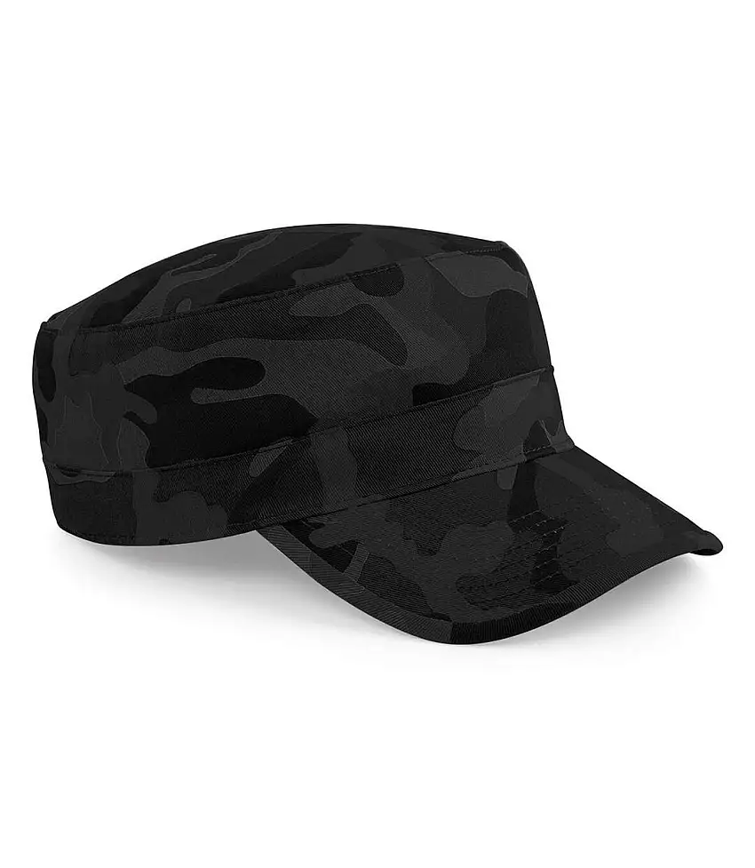 Beechfield Camouflage Army Cap / Headwear (Midnight Camo) - UTRW203