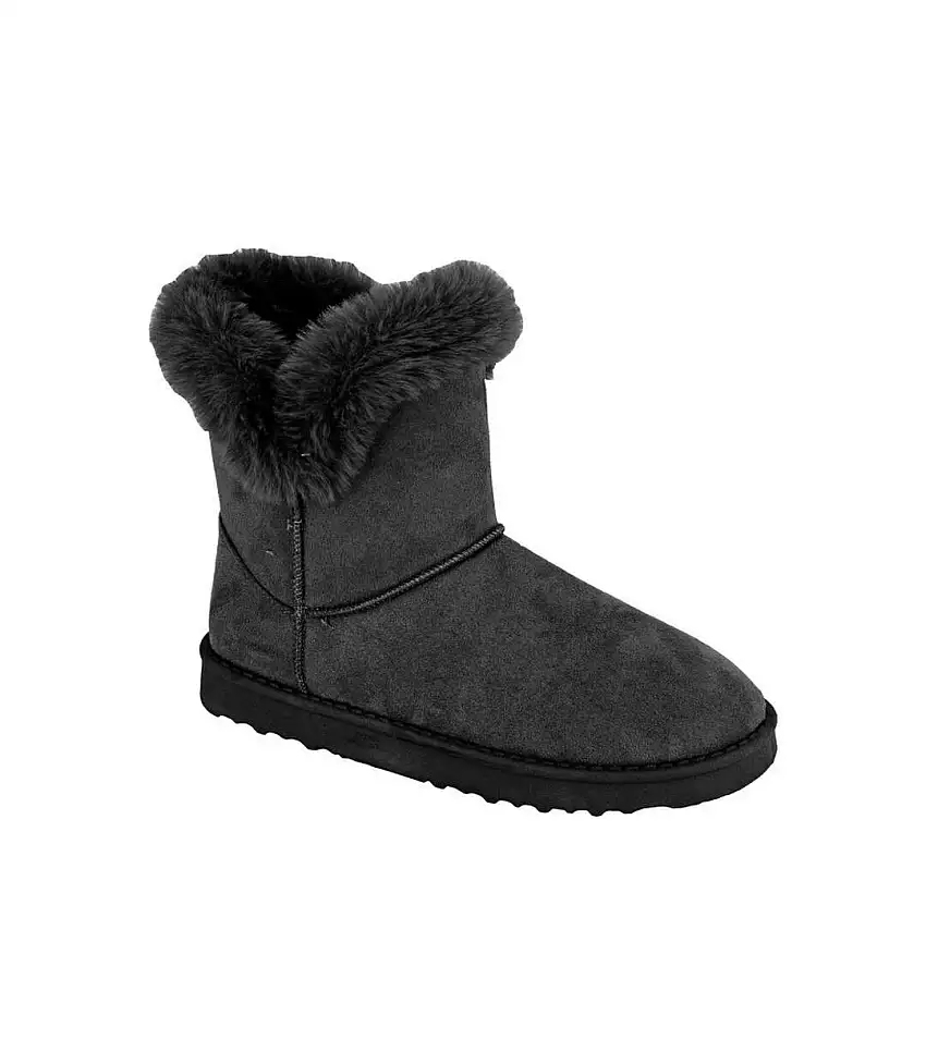 Womens/ladies Atea Ankle Boots Black Cipriata