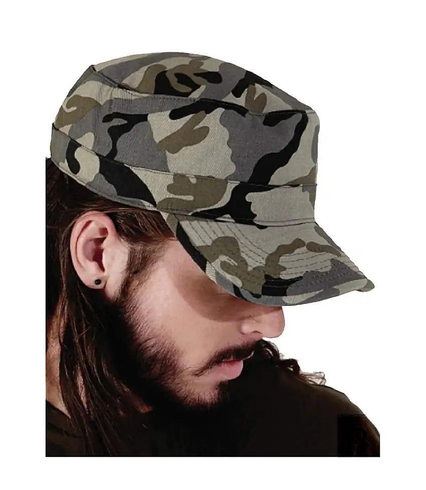 Beechfield Camouflage Army Cap / Headwear (Pack of 2) (Urban Camo) - UTRW6711