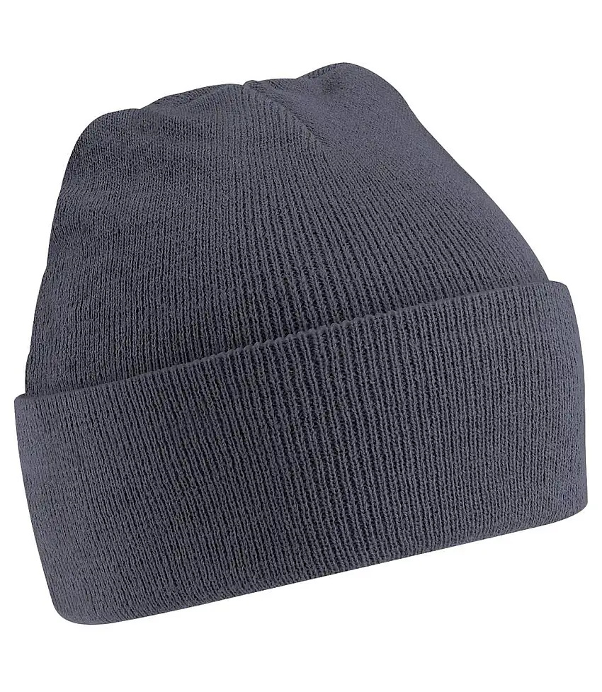 Beechfield Soft Feel Knitted Winter Hat (Graphite Grey) - UTRW210