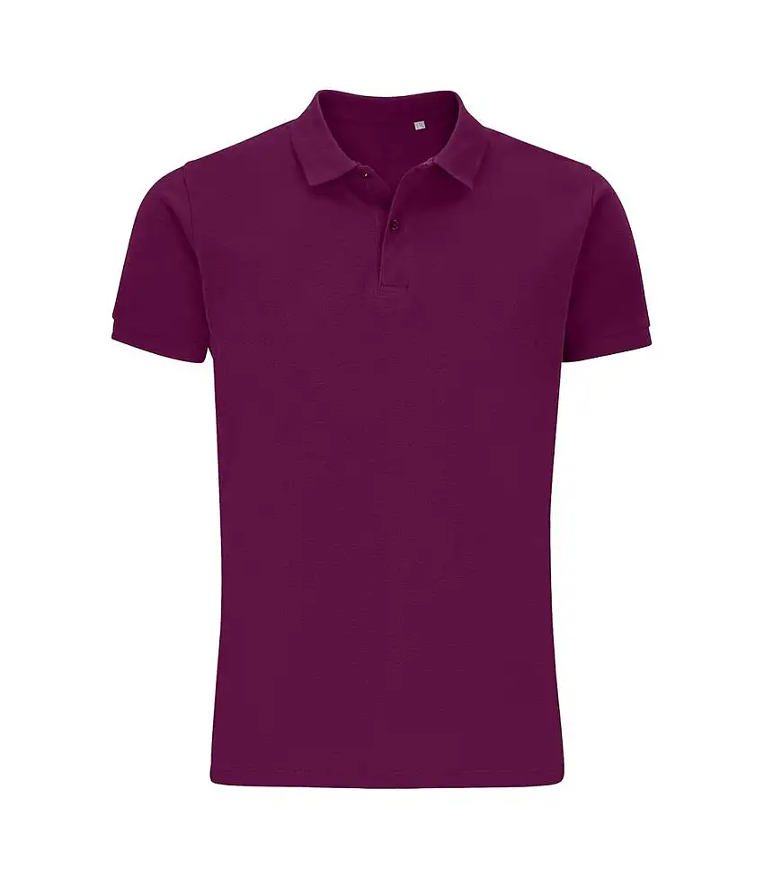 Mens Planet Piqué Organic Polo Shirt Astral Purple SOLS