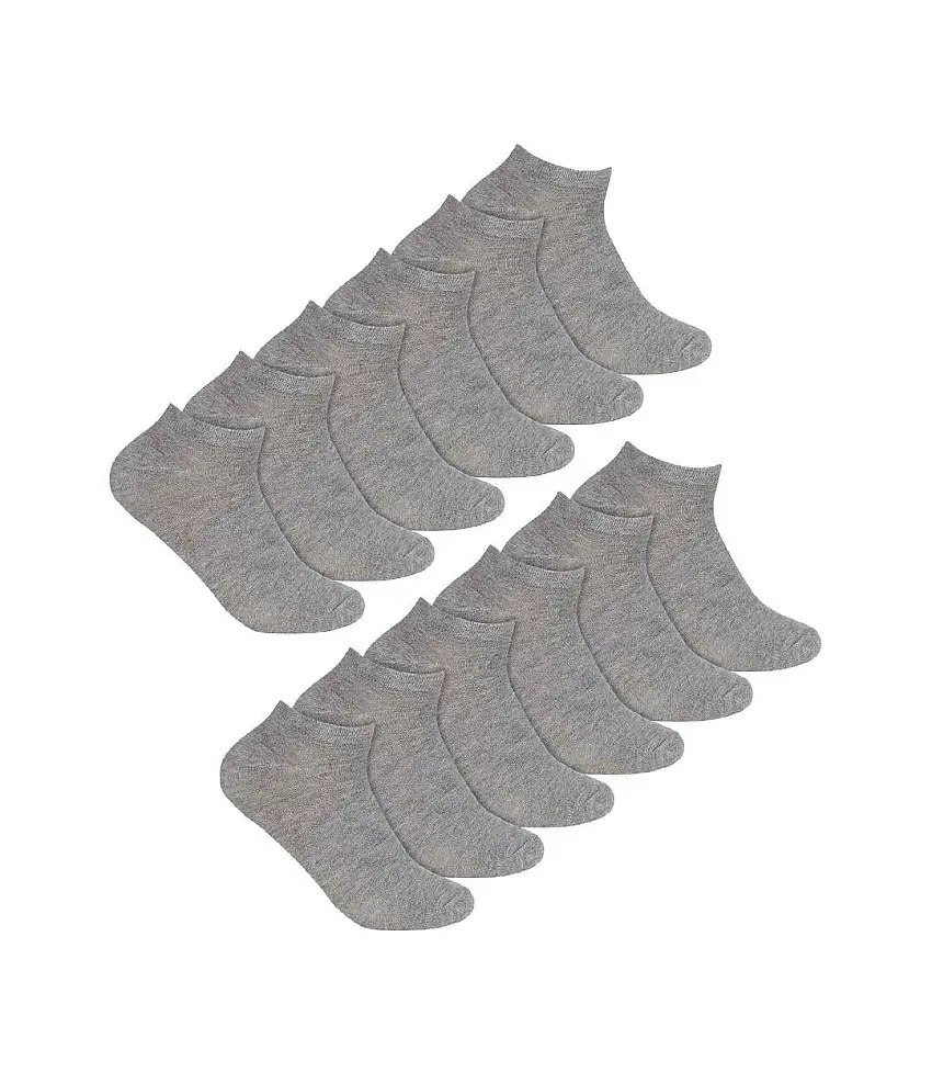 12 Pack Ladies Low Cut Breathable Bamboo Trainer Socks