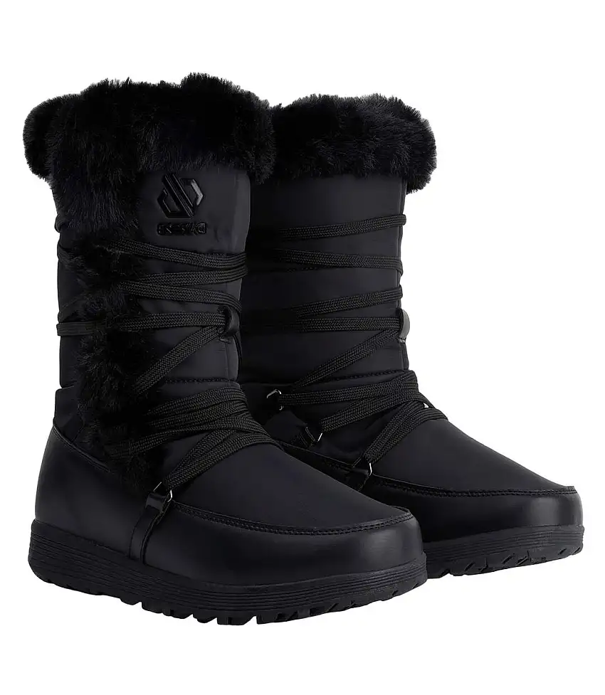 Womens/ladies Valdare Hi Snow Boots Black Dare 2B