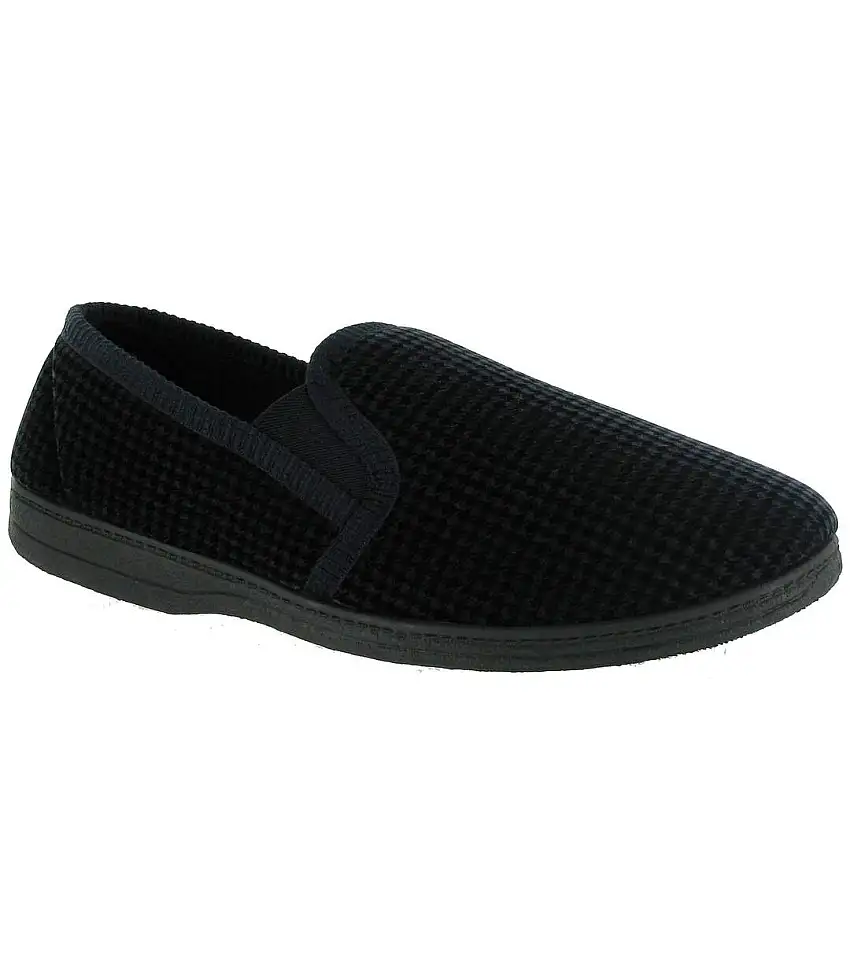 Mirak Highbury Slip-On Slipper / Mens Slippers (NAVY) - UTFS1293