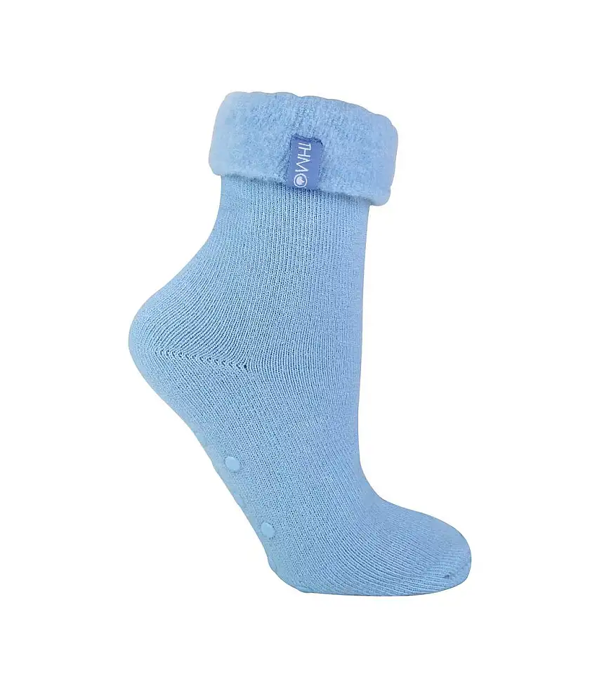 1 Pack Ladies Soft Plush Lined Slipper Bed Socks