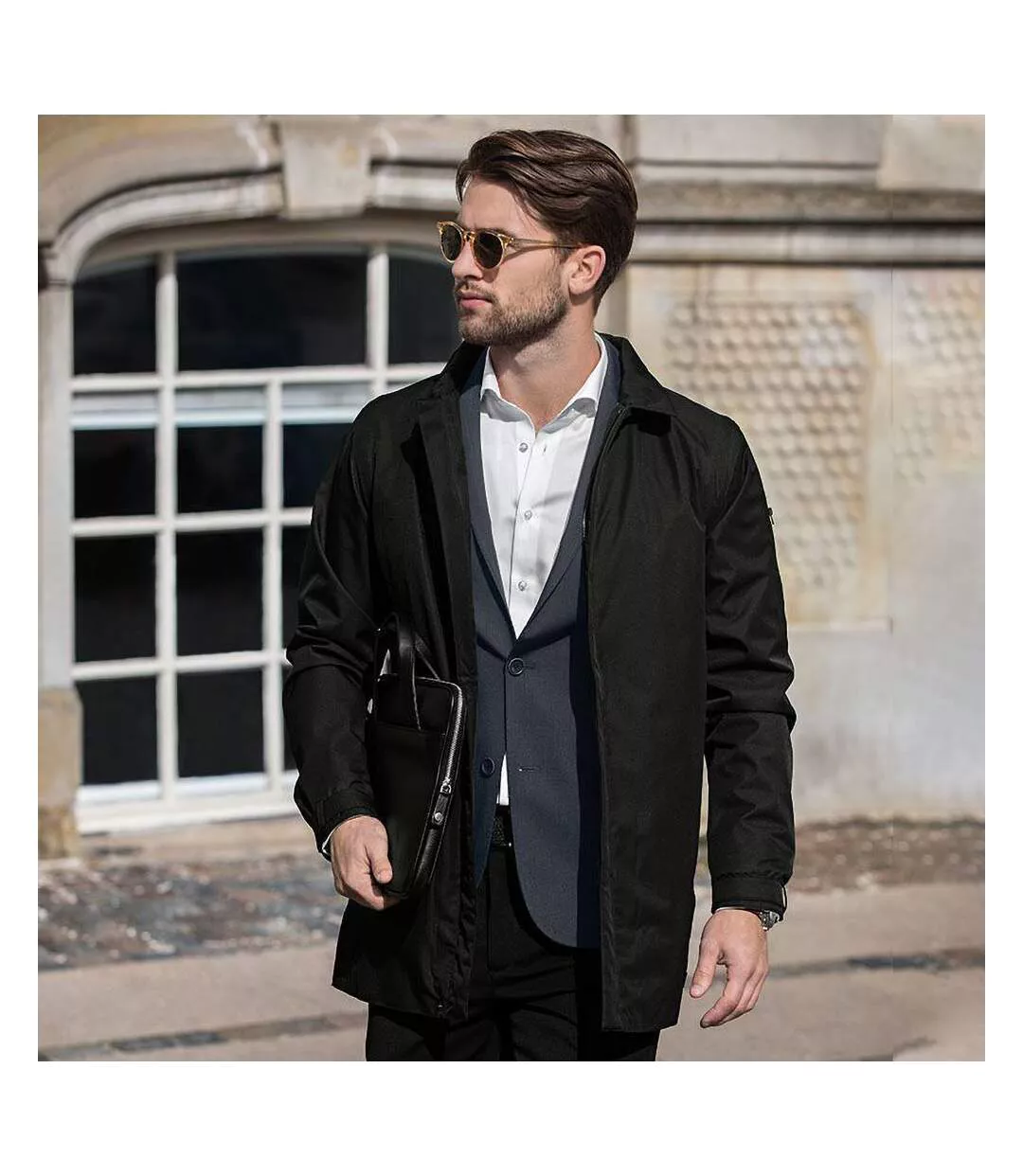 Nimbus Mens Seattle Waterproof Business Coat (Black) - UTRW5146