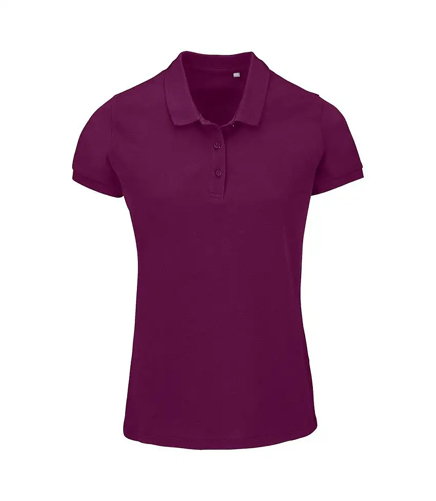 Womens/ladies Planet Piqué Organic Polo Shirt Astral Purple SOLS