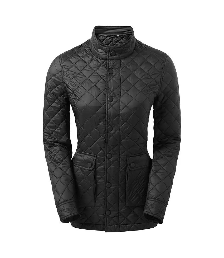 Womens/ladies Quartic Quilt Jacket Black 2786