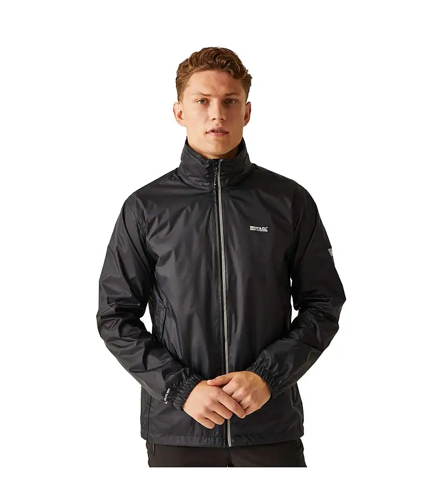 Regatta Mens Lyle IV Waterproof Hooded Jacket (Black) - UTRG3476