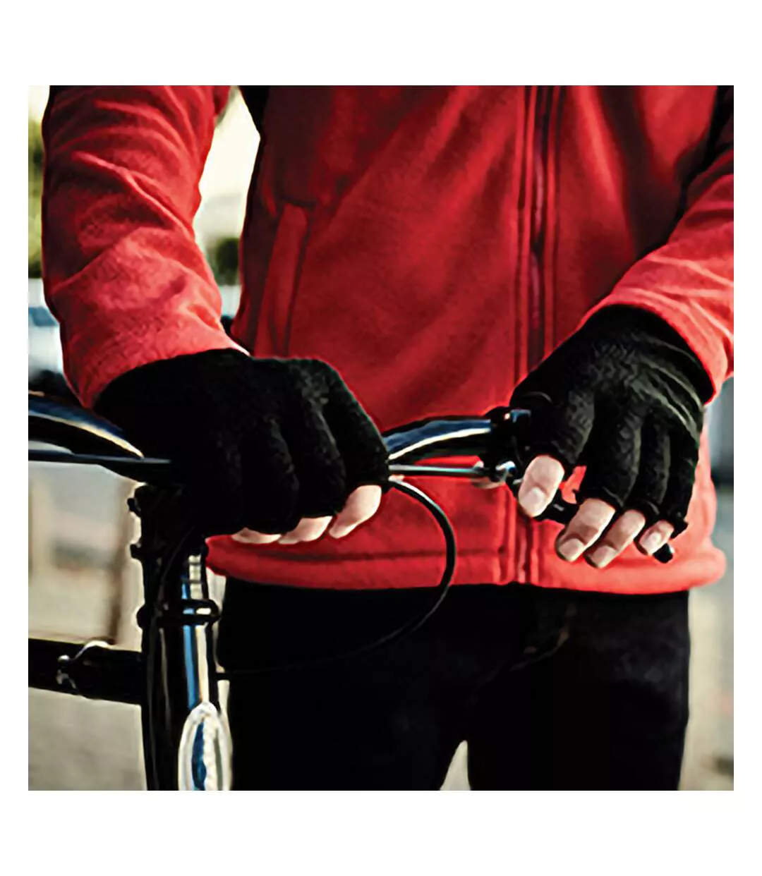 Regatta Unisex Fingerless Mitts / Gloves (Black) - UTRW1249