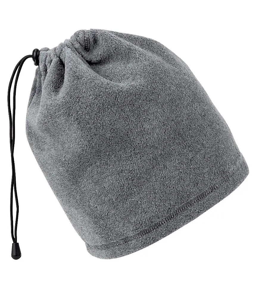 Beechfield Unisex Suprafleece Anti-Pilling 2in1 Winter Hat And Neck Warmer/Snood (Charcoal) - UTRW232