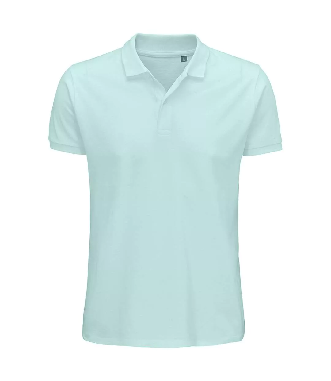 Mens Planet Pique Organic Polo Shirt Arctic Blue SOLS