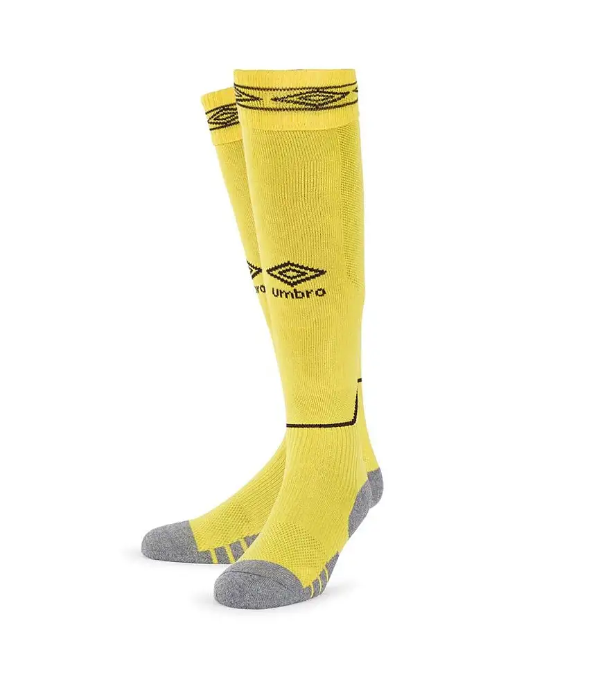 Diamond Football Socks Yellow Black Umbro