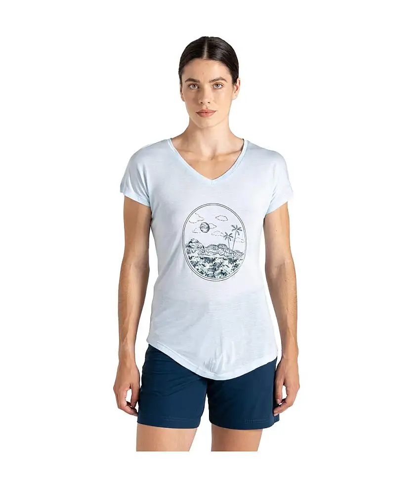 Womens/ladies Serene Wave T-shirt Skyway Dare 2B