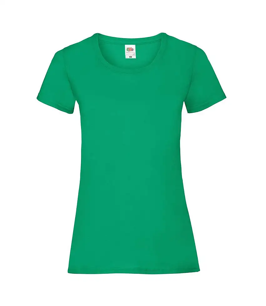 Womens/ladies Lady Fit T-shirt Kelly Green Fruit Of The Loom