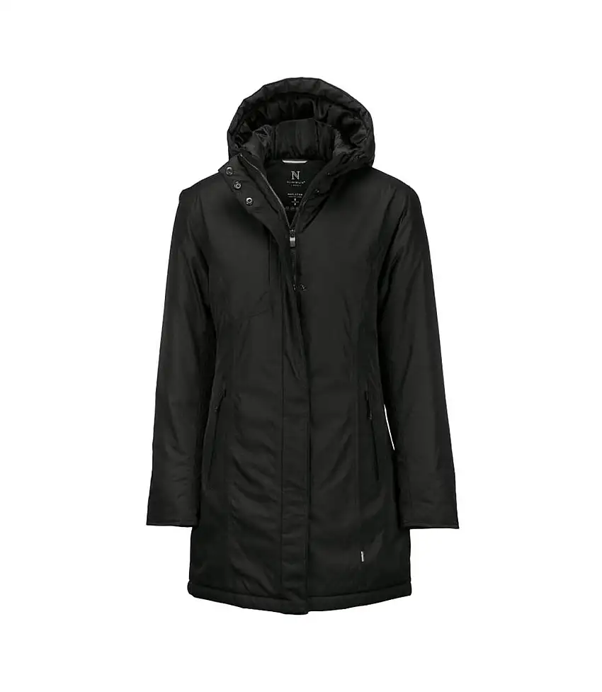 Womens/ladies Mapleton Urban Tech Parka Black Nimbus