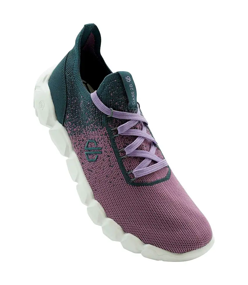 Womens/ladies Hex-at Knitted Recycled Trainers Dusty Lavender Dare 2B