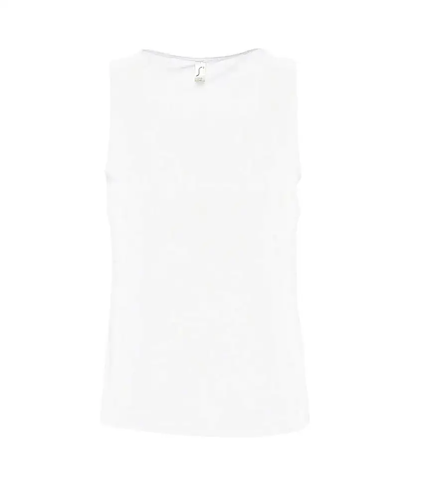 SOLS Mens Justin Sleeveless Tank / Vest Top (White) - UTPC312
