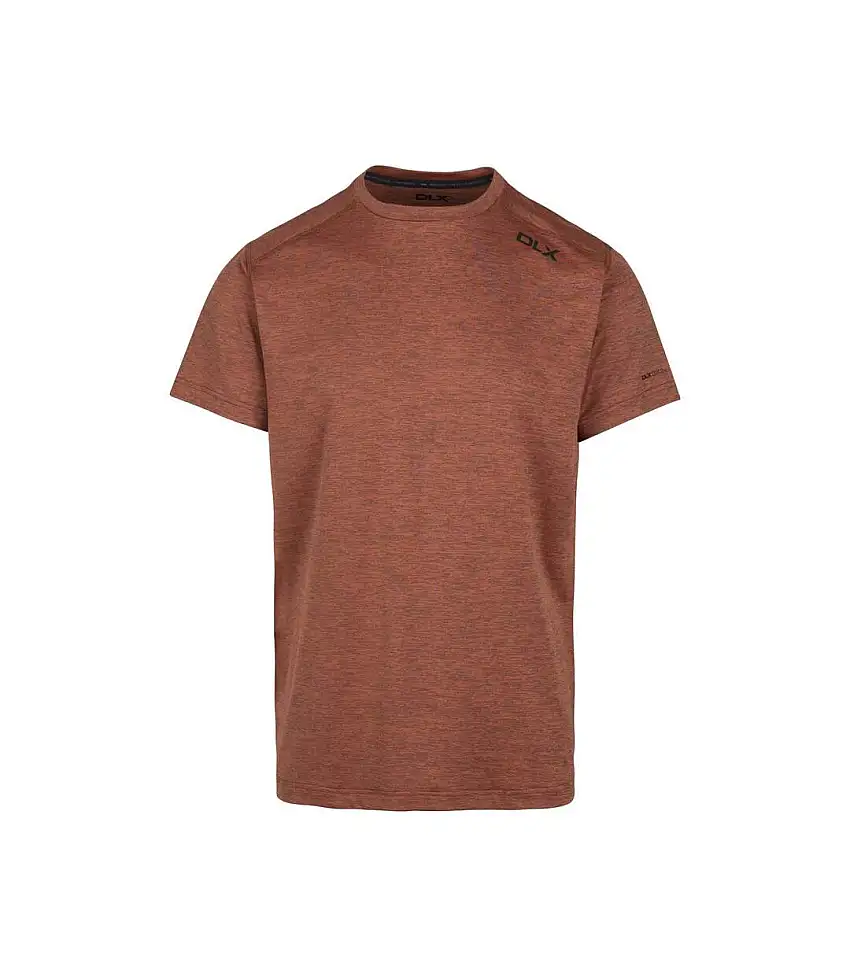Mens Doyle Dlx Marl T-shirt Burnt Orange Trespass