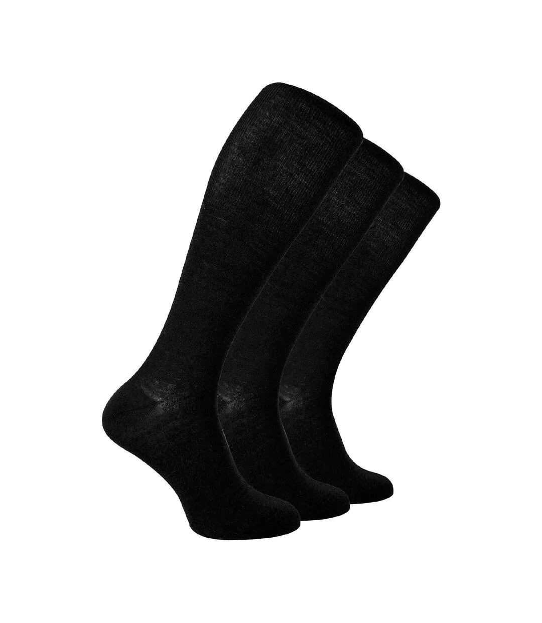 3 Pairs Mens Knee High Soft Breathable Merino Wool Socks