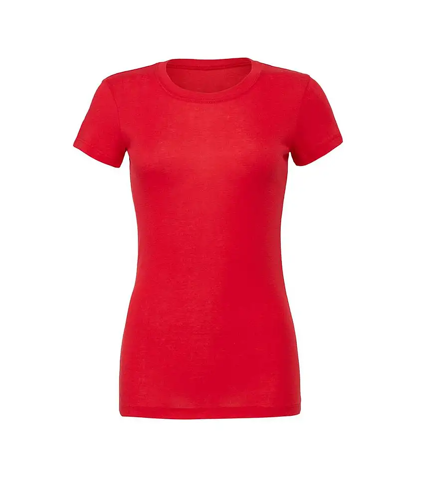 Womens/ladies The Favourite T-shirt Red Bella + Canvas