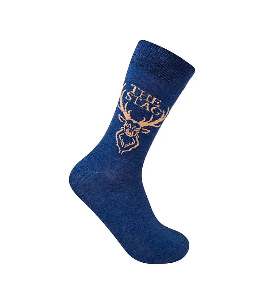 1 Pack Mens Novelty Soft Breathable The Stag Socks