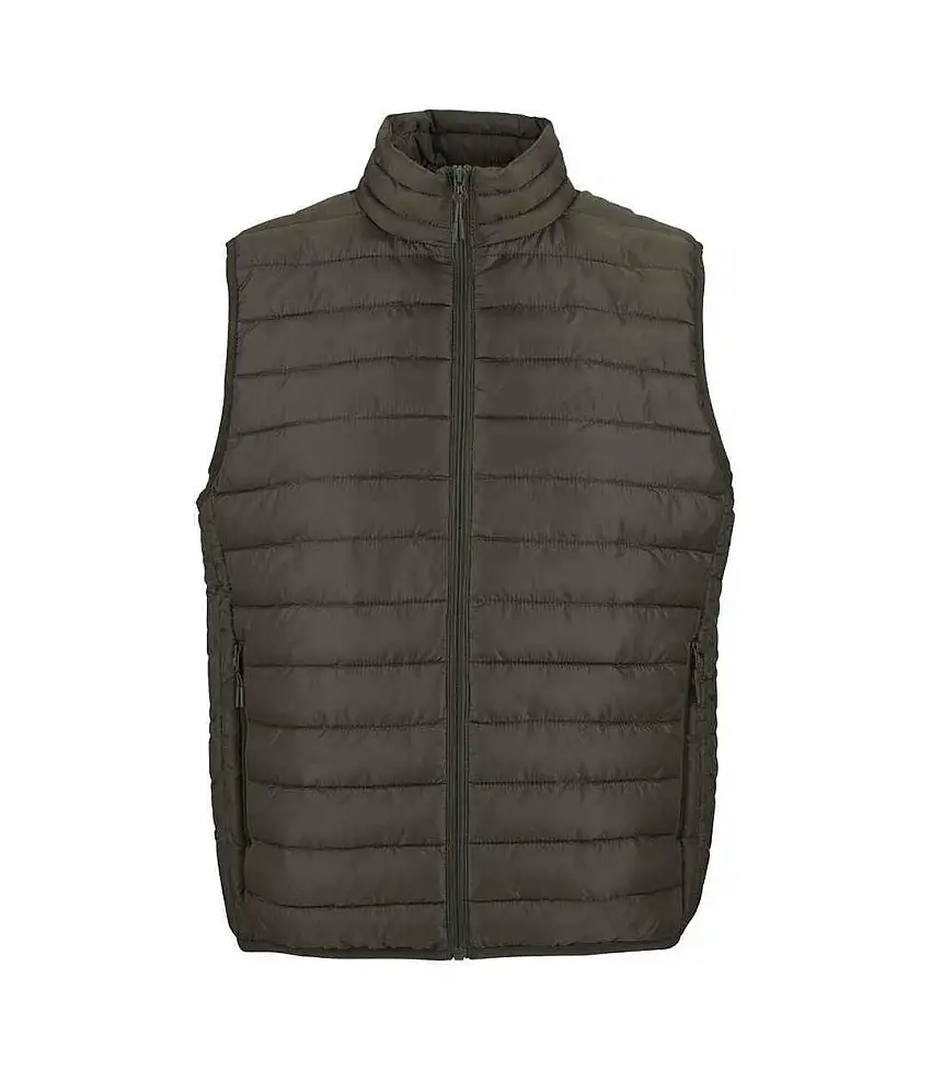 Mens Stream Body Warmer Army SOLS